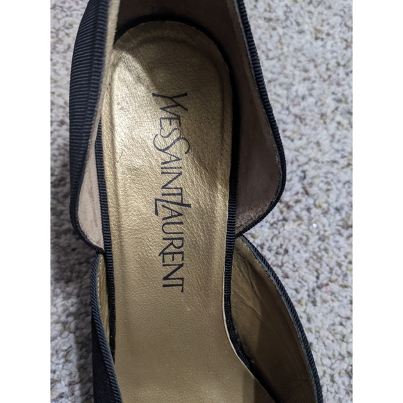 Vintage YSL Black Pumps Size 7 - Picture 9 of 9